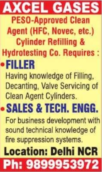 Axcel Gases Technical Recruitment