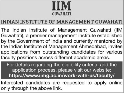 Faculty Recruitment Notice Across Academic Streams