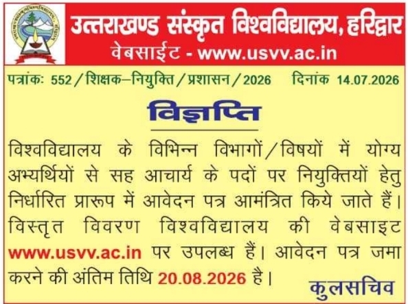Faculty Recruitment Notice: Associate Professor Posts
