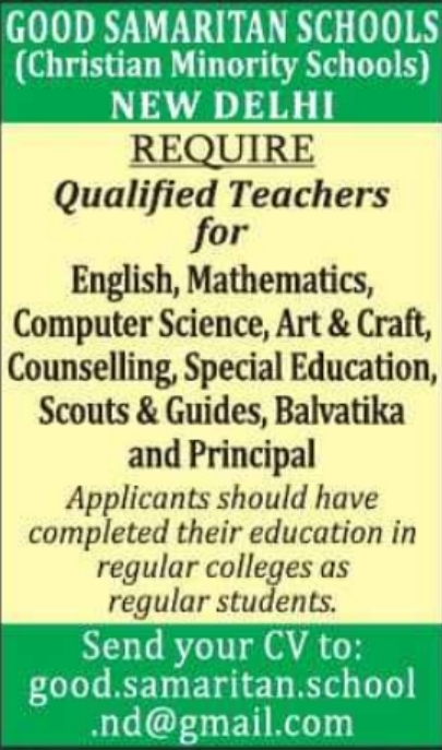 Good Samaritan Schools Staff Recruitment