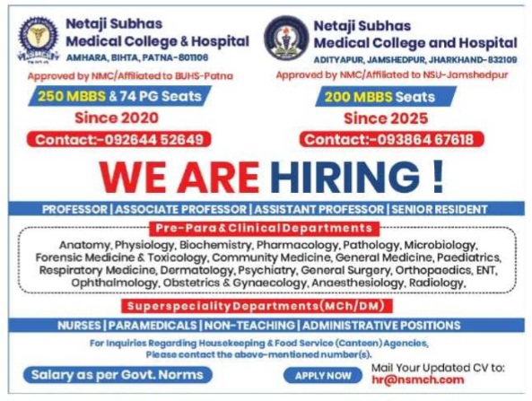 Healthcare Staffing: Medical Faculty & Nurses (NSMCH)