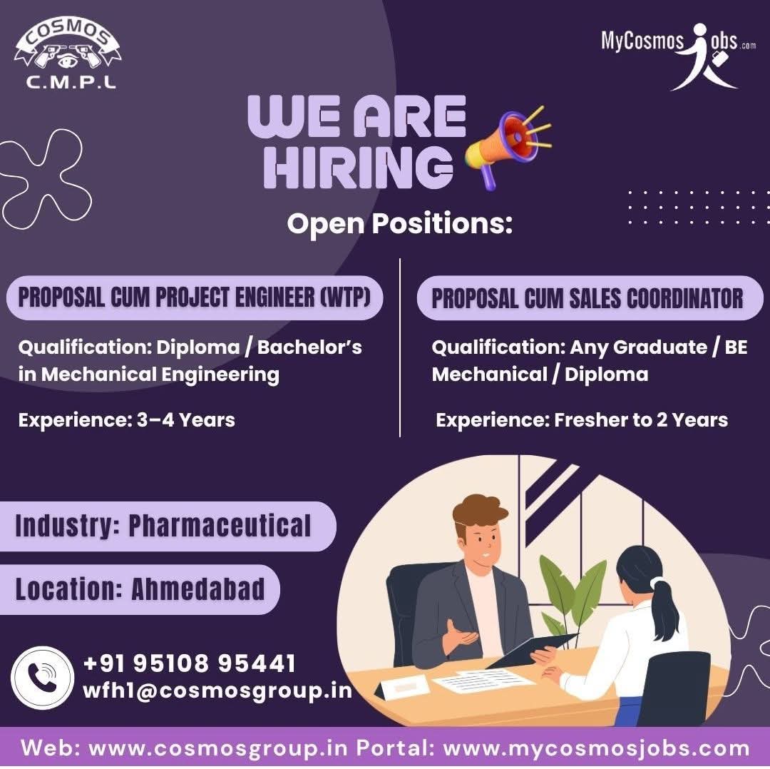 Hiring at Cosmos Group