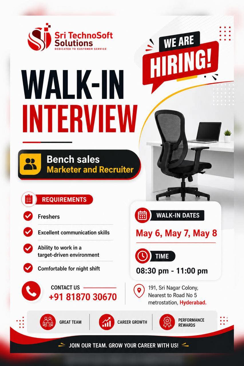 Hiring Bench Sales Stars & Recruitment Pros