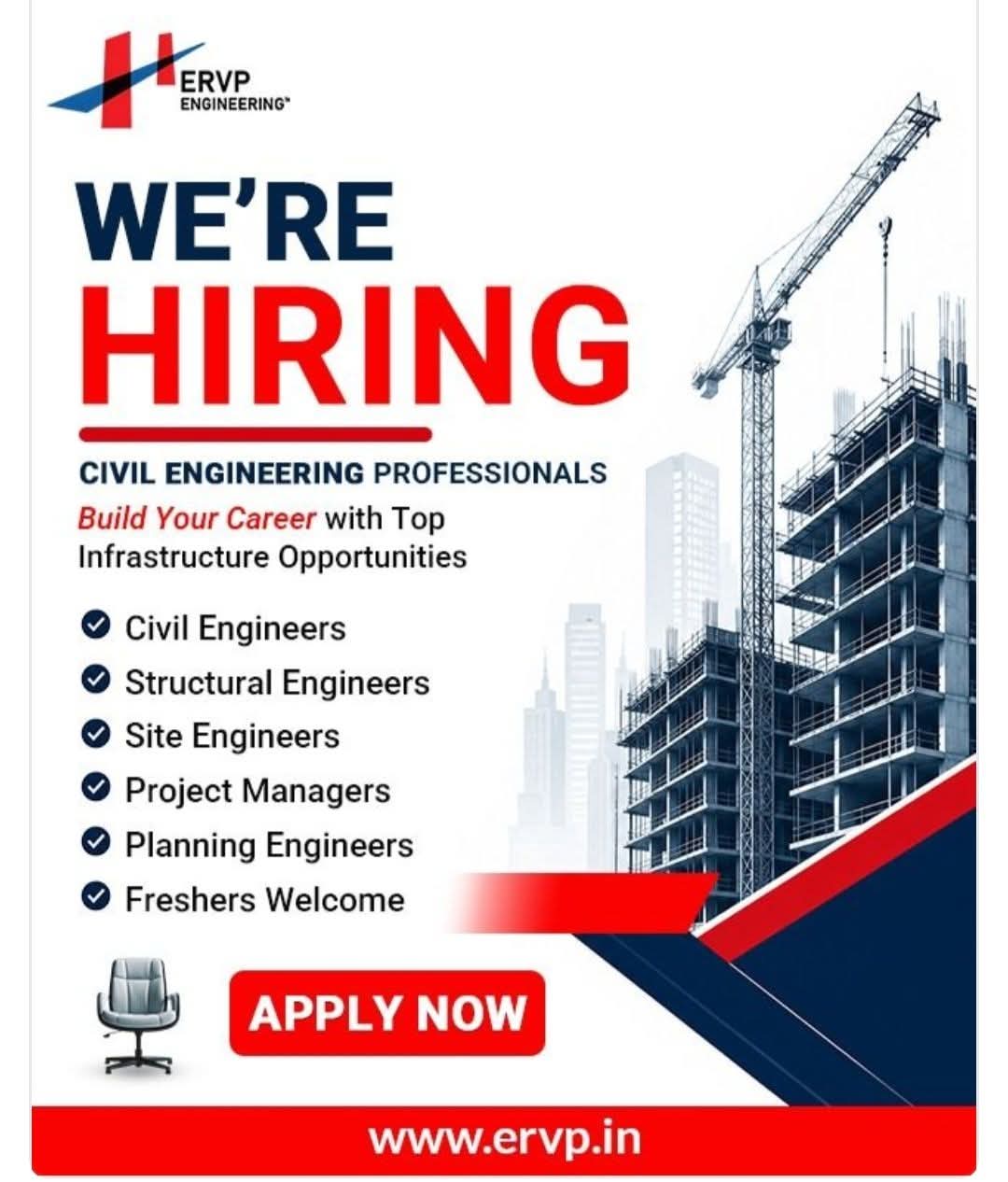 Hiring: Civil Engineering Professionals
