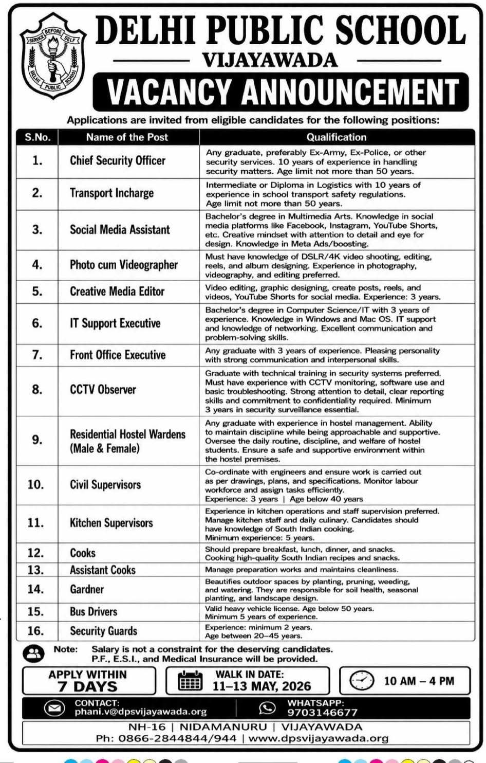 Hiring Diverse Staff at Delhi Public School