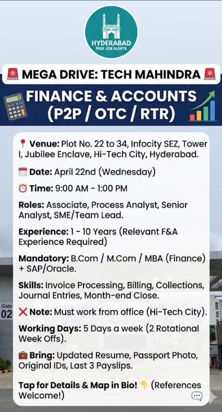 Hiring For Finance & Accounts roles