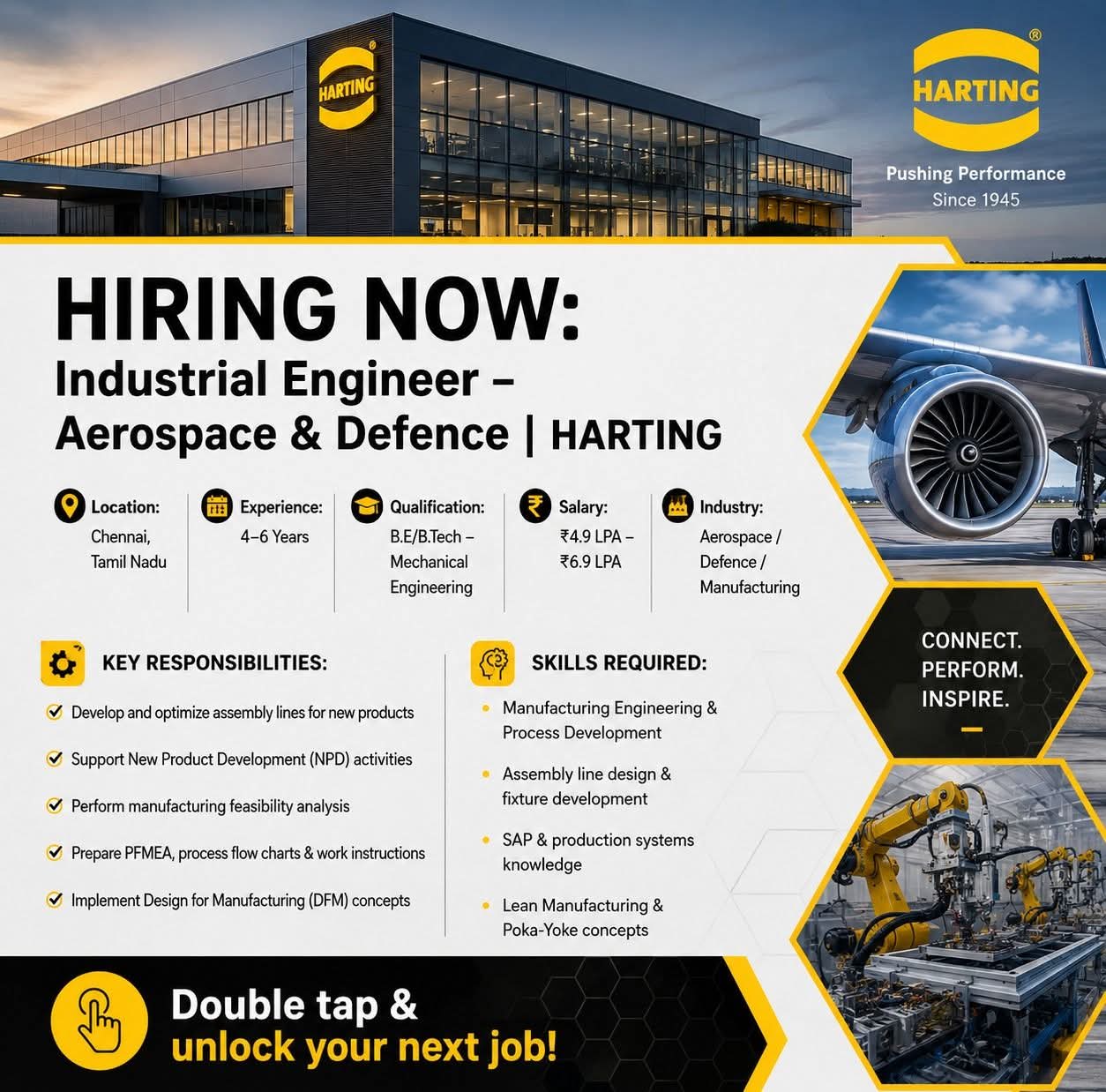 Hiring: Industrial Engineer at HARTING