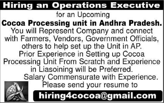 Hiring: Operations Executive