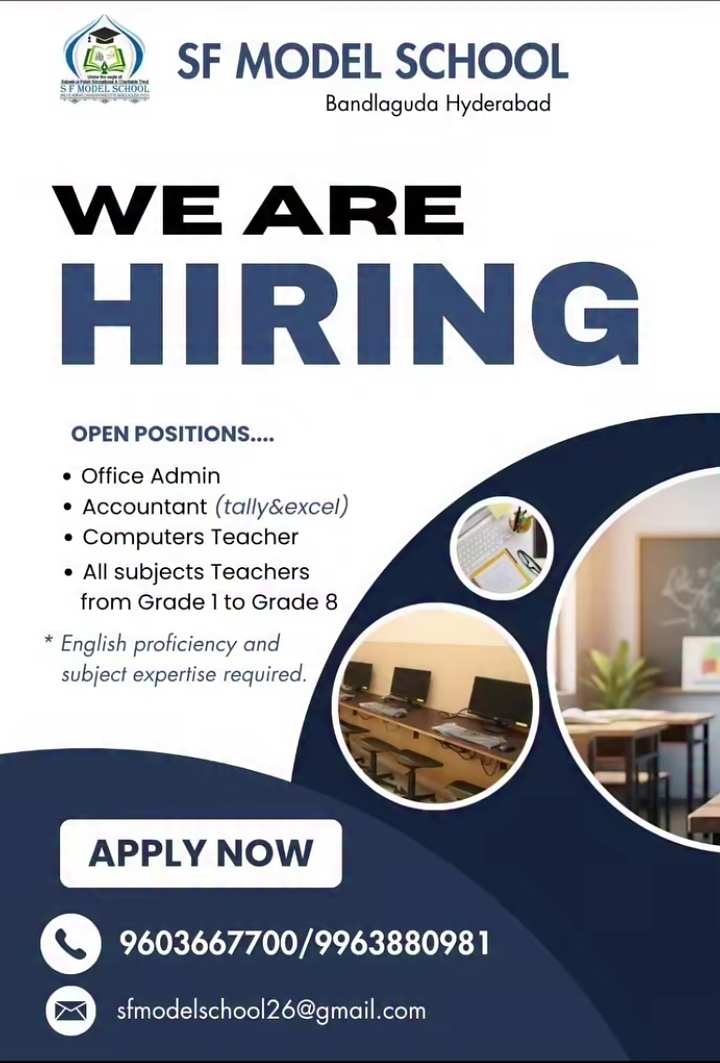 Hiring Teachers and Staff at SF Model School
