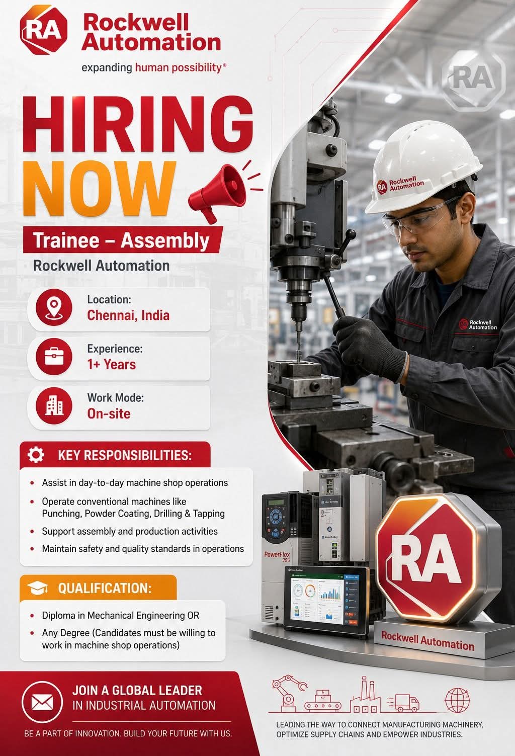 Hiring: Trainee – Assembly
