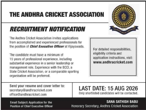 Job Opening: Chief Executive Officer