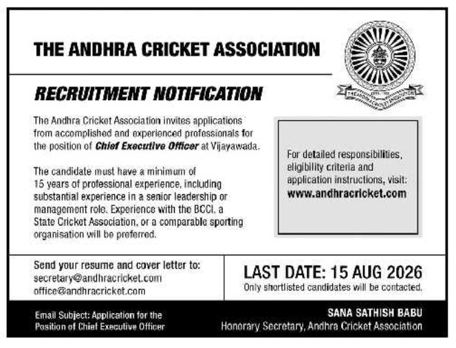 Job Opening: Chief Executive Officer