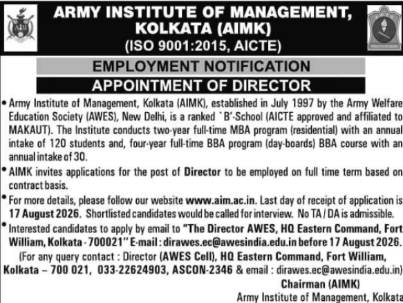 Job Opening: Director Position