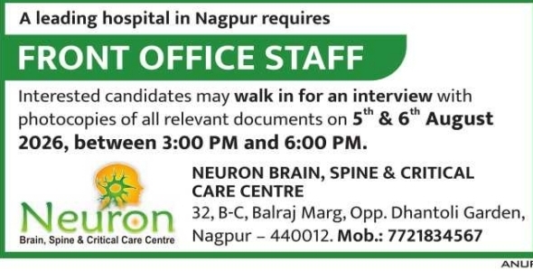 Job Opening: Front Office Staff