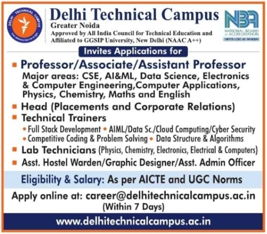 Job Opening: Multiple Teaching & Non-Teaching Positions
