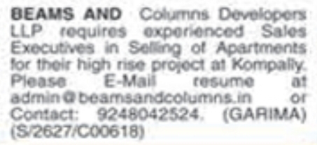 Job Opening: Real Estate Sales Executives