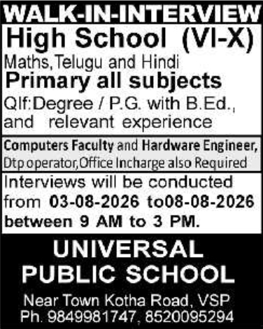 Job Opening: Teaching Faculty & School Staff