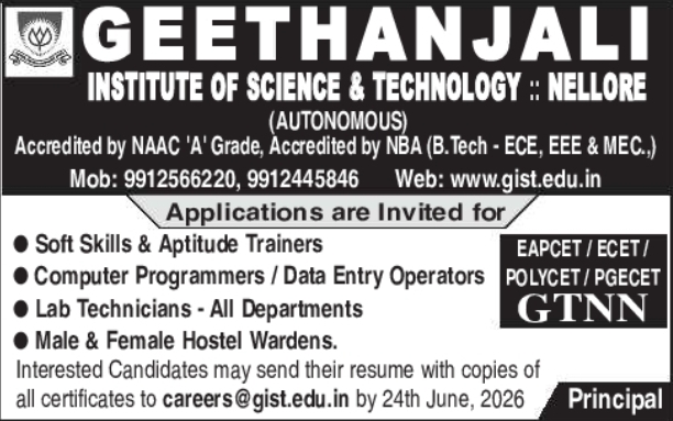 Job Opening: Various Non-Teaching & Training Positions