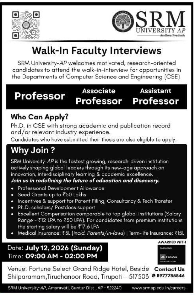 Job Opportunity: Academic Faculty Roles