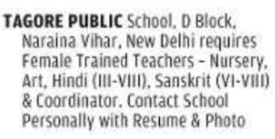 Job Opportunity: Female Trained Teachers & Coordinator