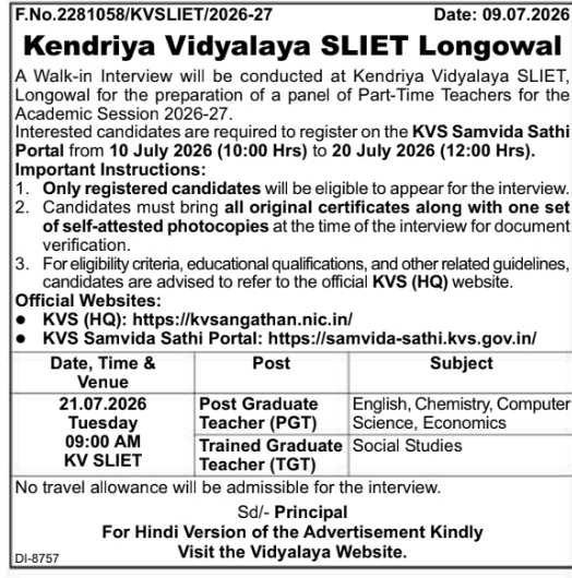 Job Opportunity: Part-Time School Teaching Staff