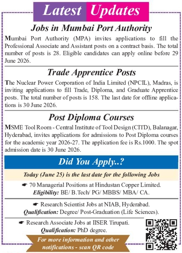 Latest Job & Admission Updates: June 2026