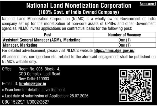 NLMC Recruitment Notice: Marketing Positions