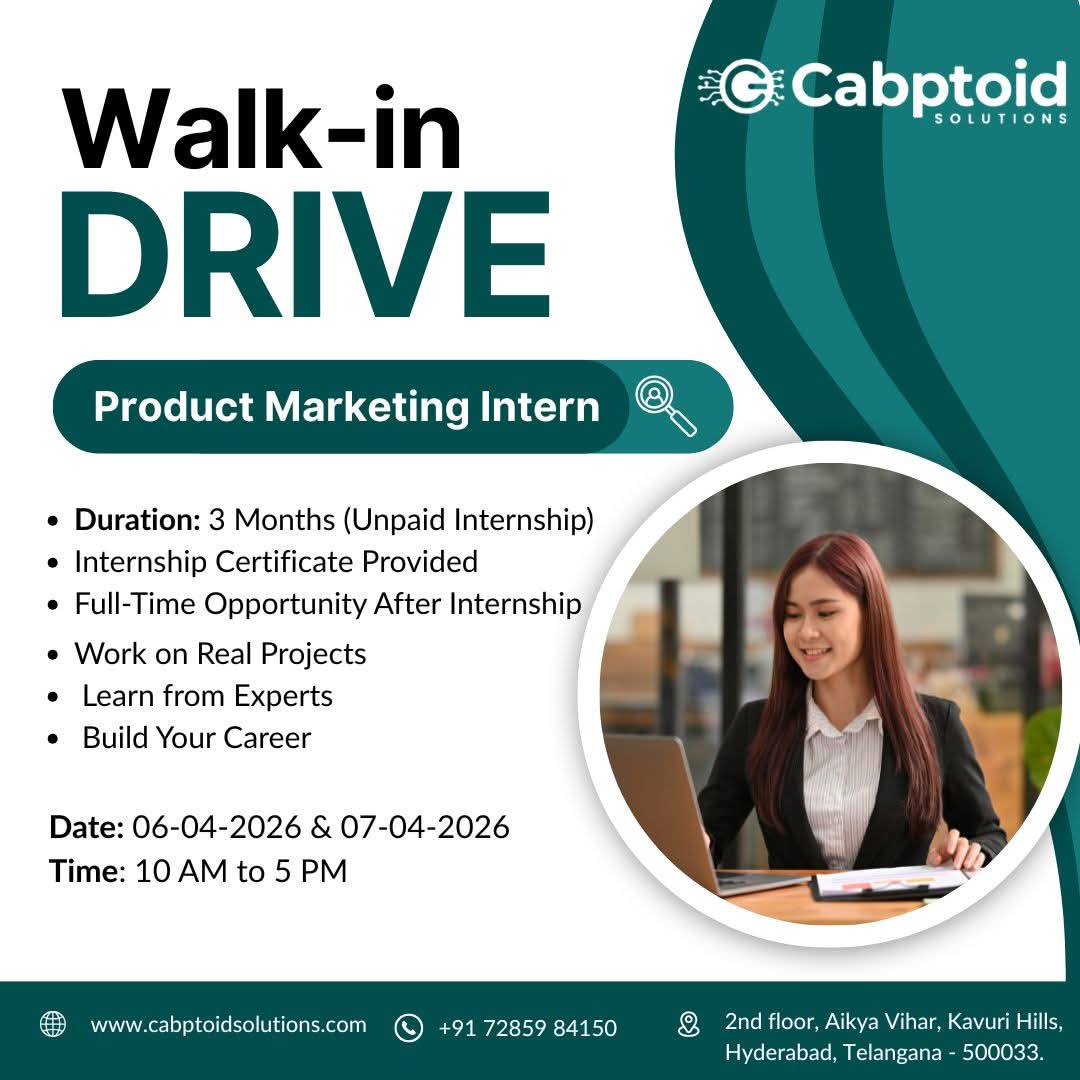 Product Marketing Internship Opportunity