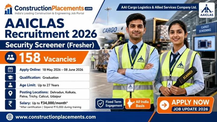 Recruitment: 158 Security Screener Vacancies at AAICLAS
