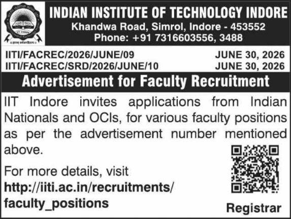 Recruitment Notice: Faculty Positions