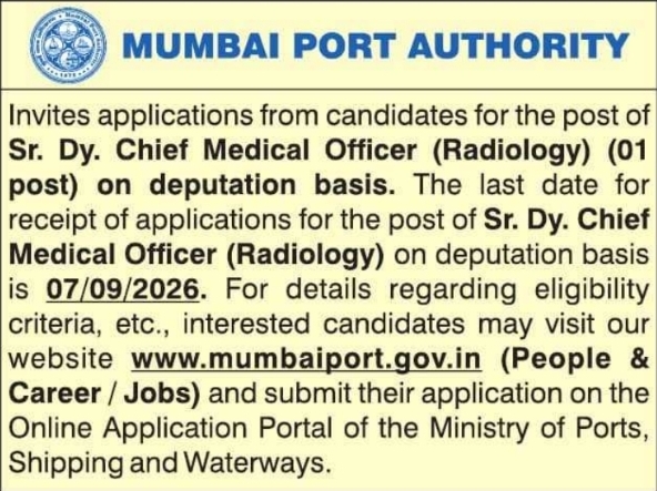Recruitment Notice: Senior Deputy Chief Medical Officer