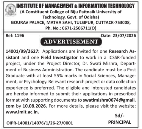 Recruitment of Research Staff
