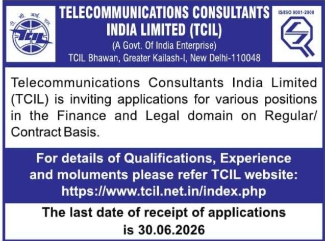 TCIL Finance & Legal Recruitment