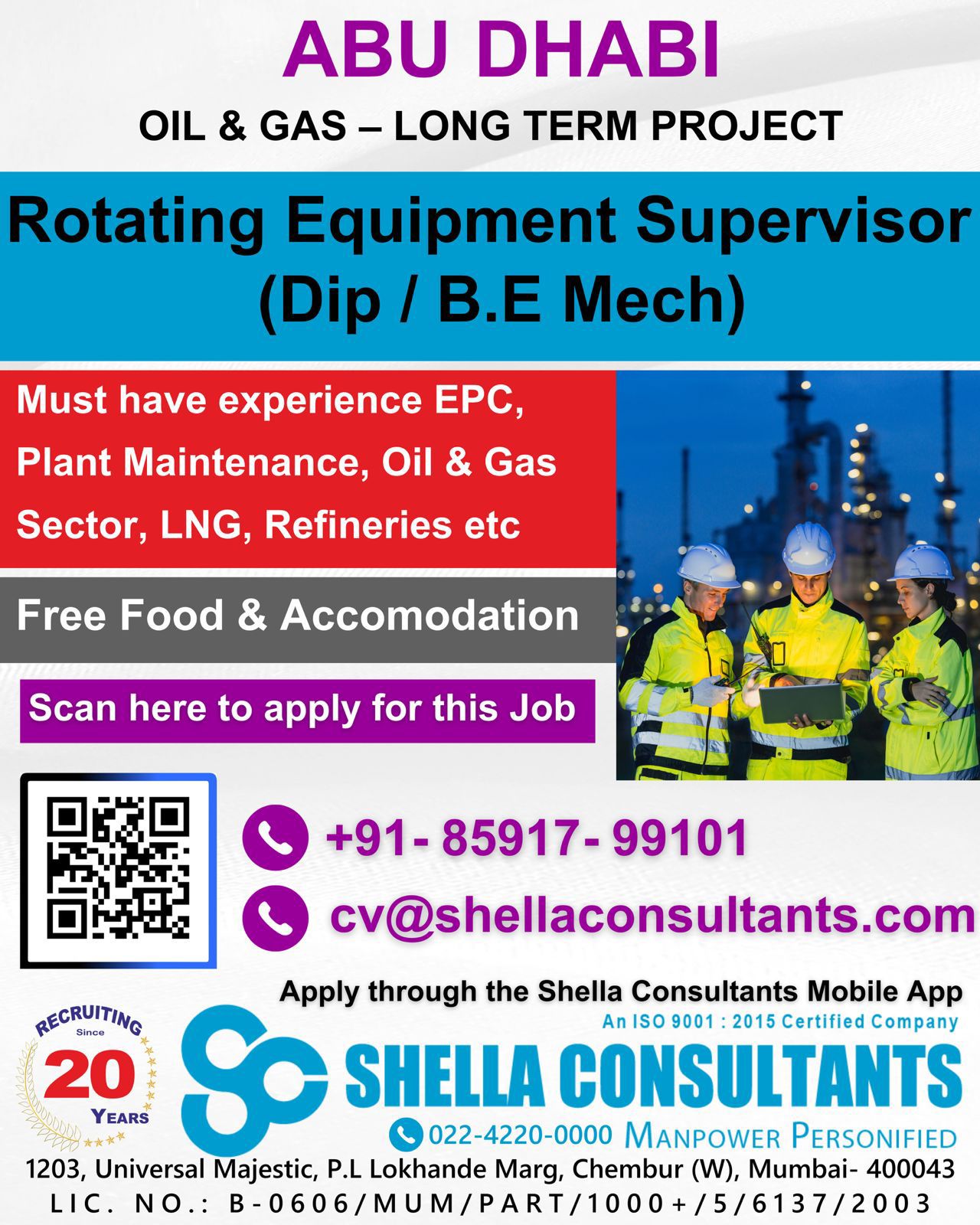 Urgent Hiring for Abu Dhabi