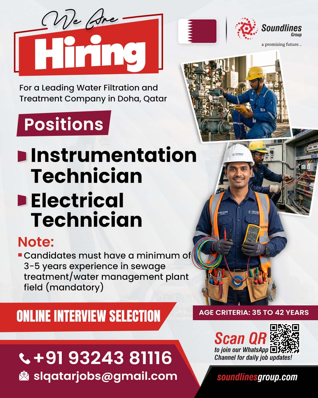 Urgent Hiring for Doha