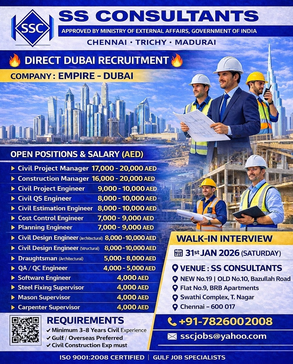 Urgent Hiring For Dubai