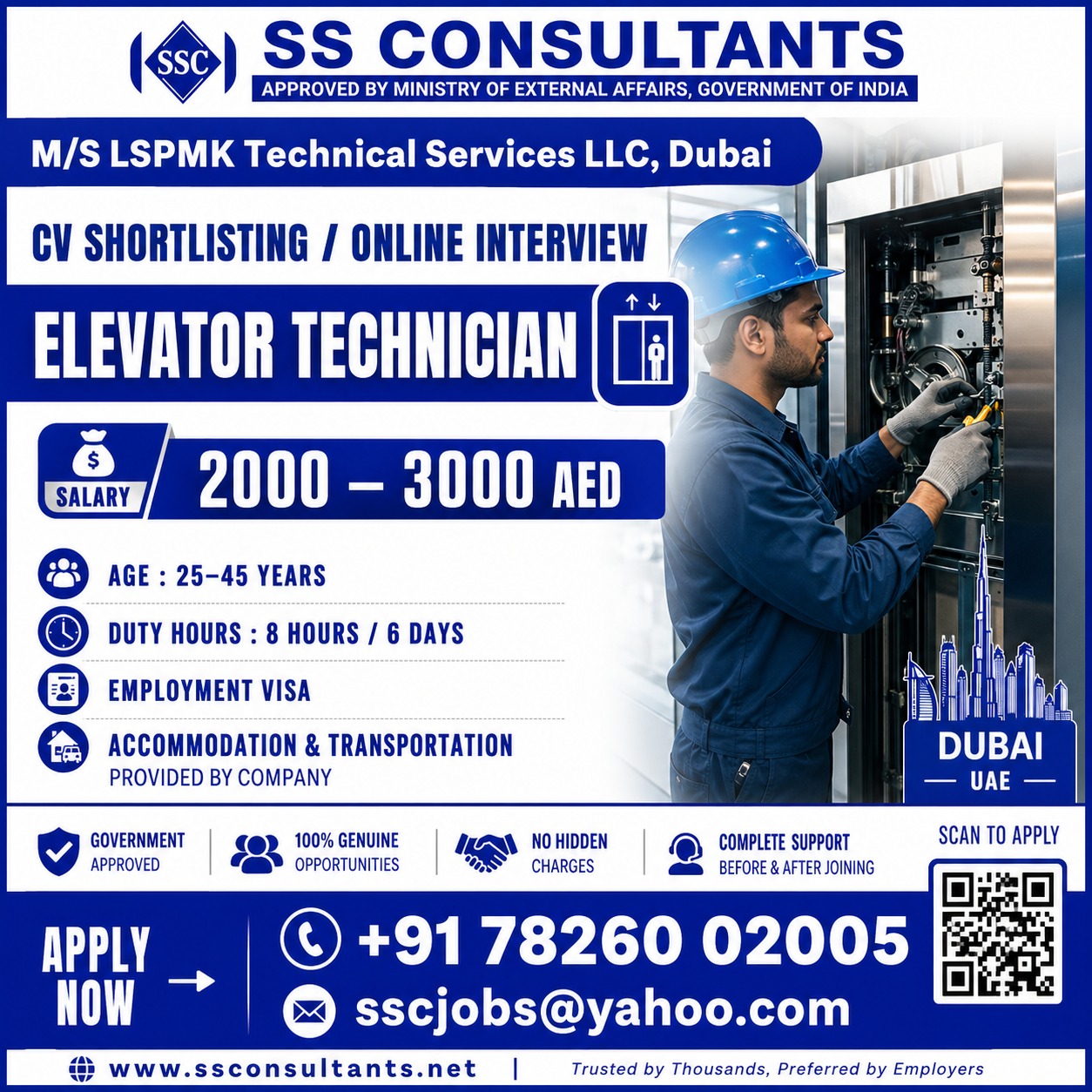 Urgent Hiring for Dubai