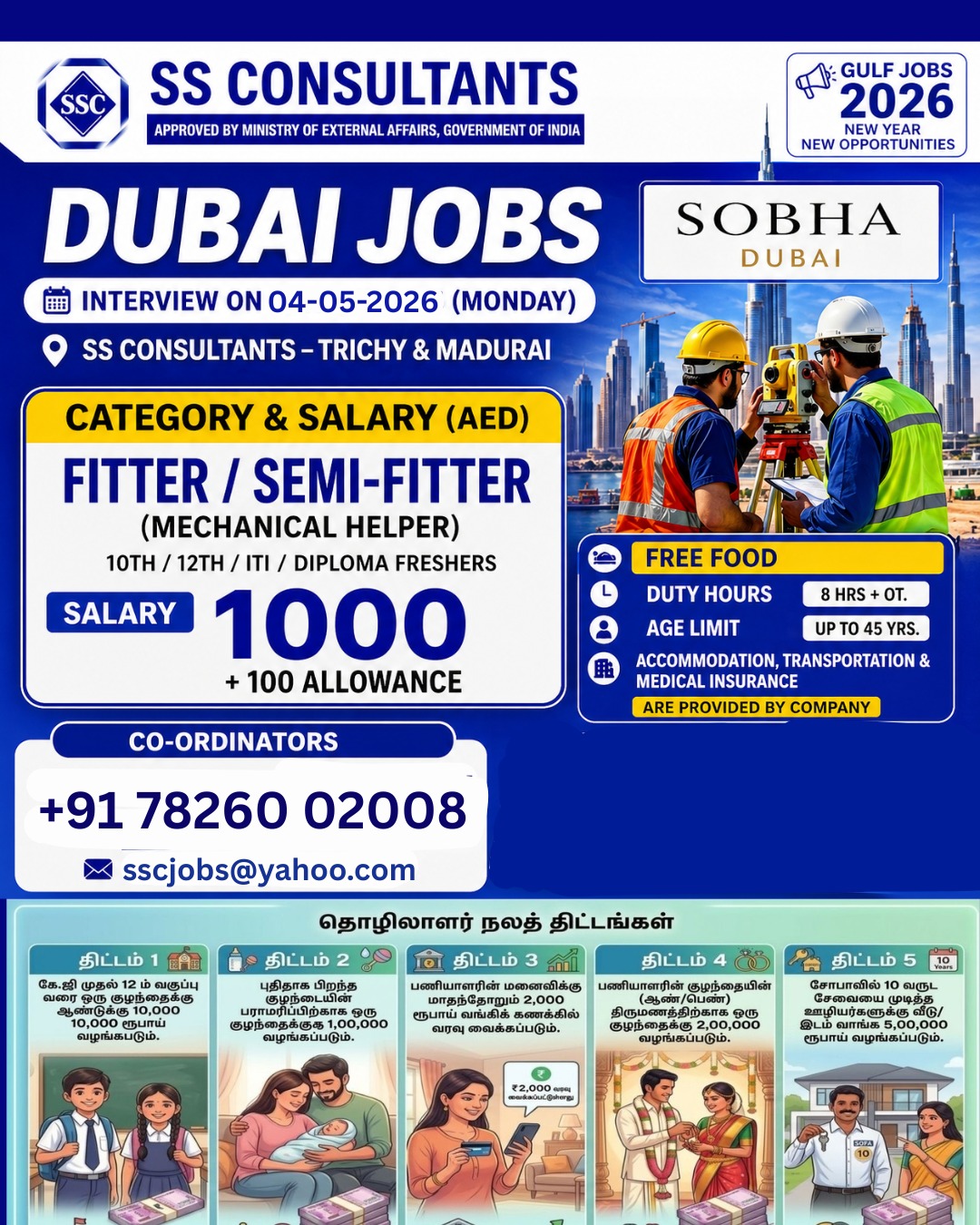 Urgent Hiring for Dubai