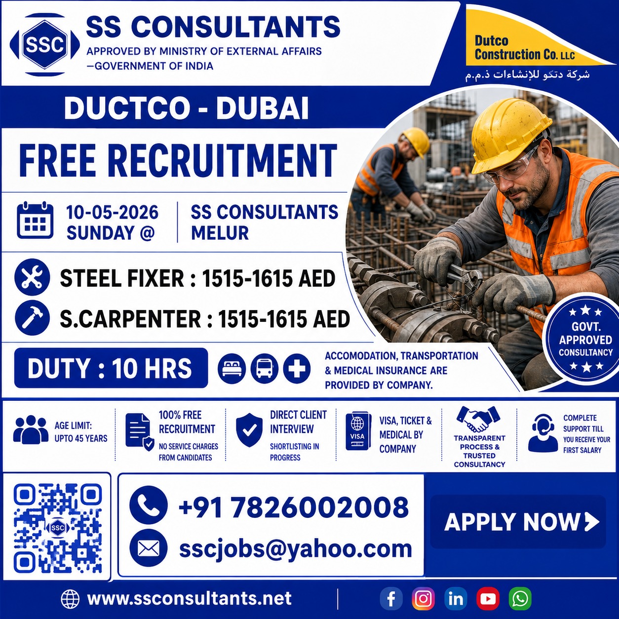 Urgent Hiring for Dubai