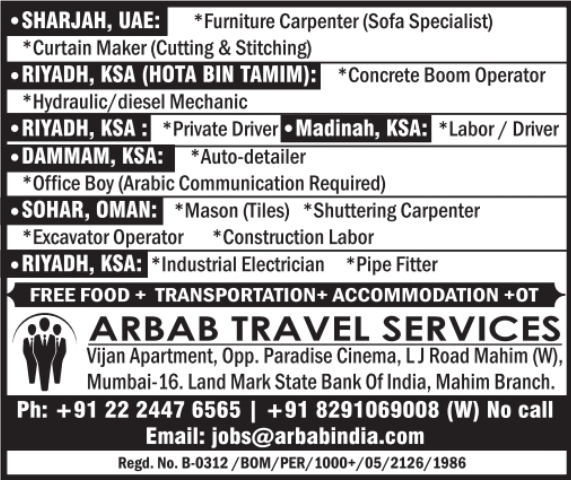 Urgent Hiring for Gulf