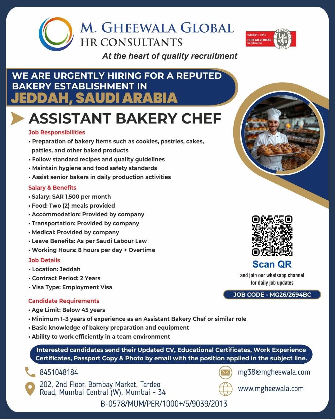 Urgent Hiring for Jeddah