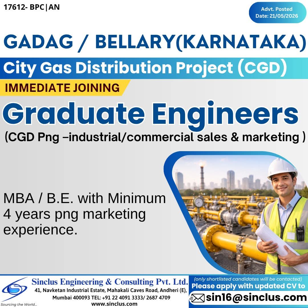 Urgent Hiring for Karnataka