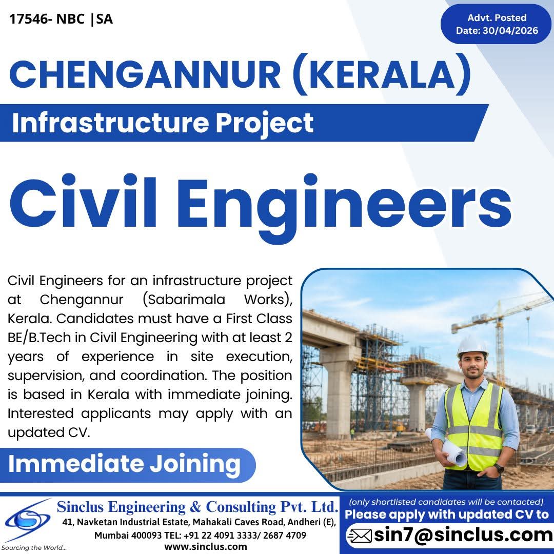 Urgent Hiring for Kerala
