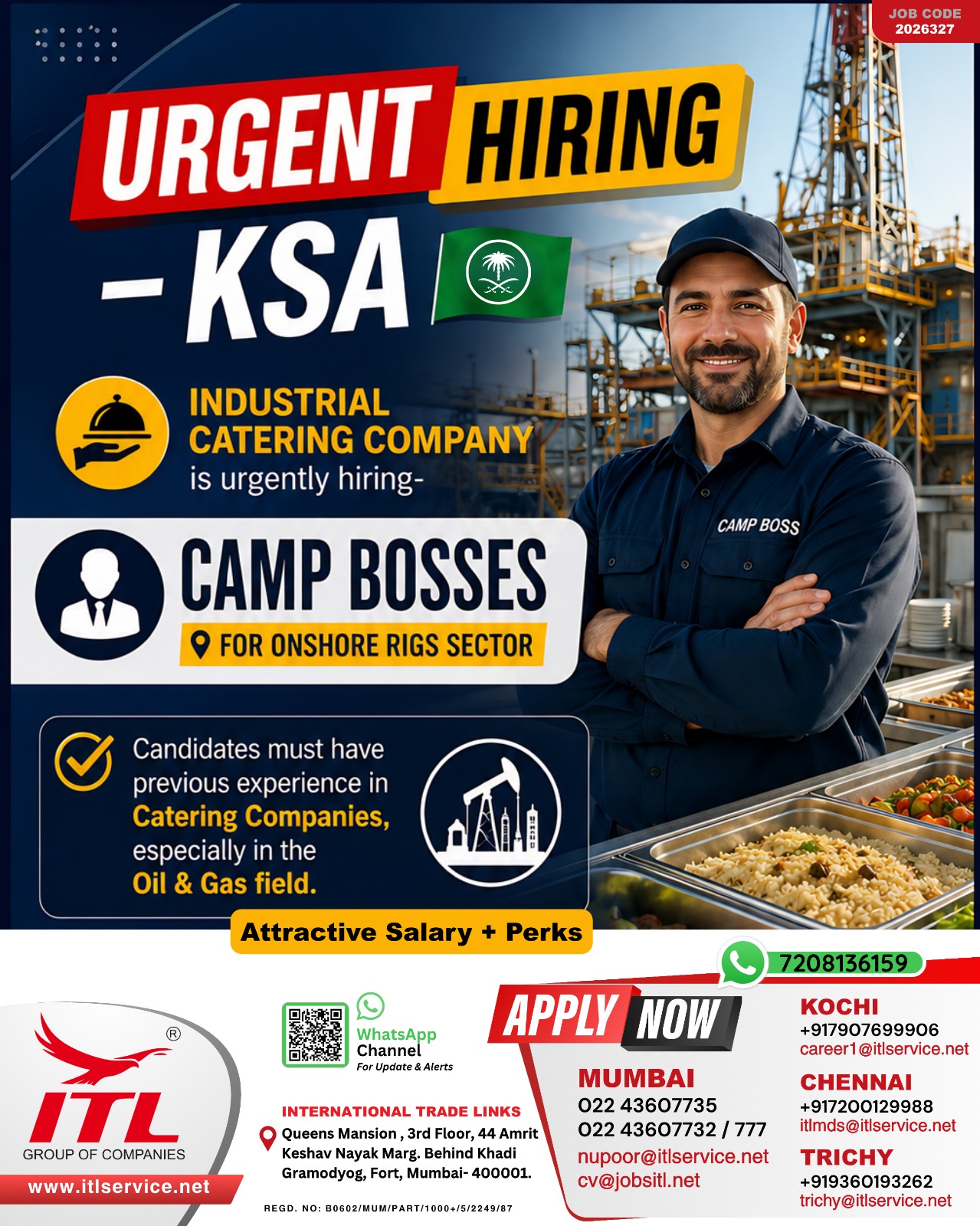 Urgent Hiring for KSA