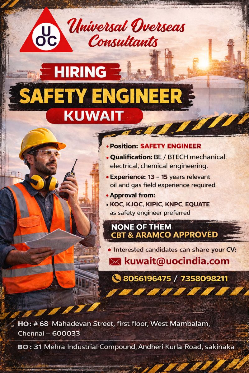 Urgent Hiring for Kuwait
