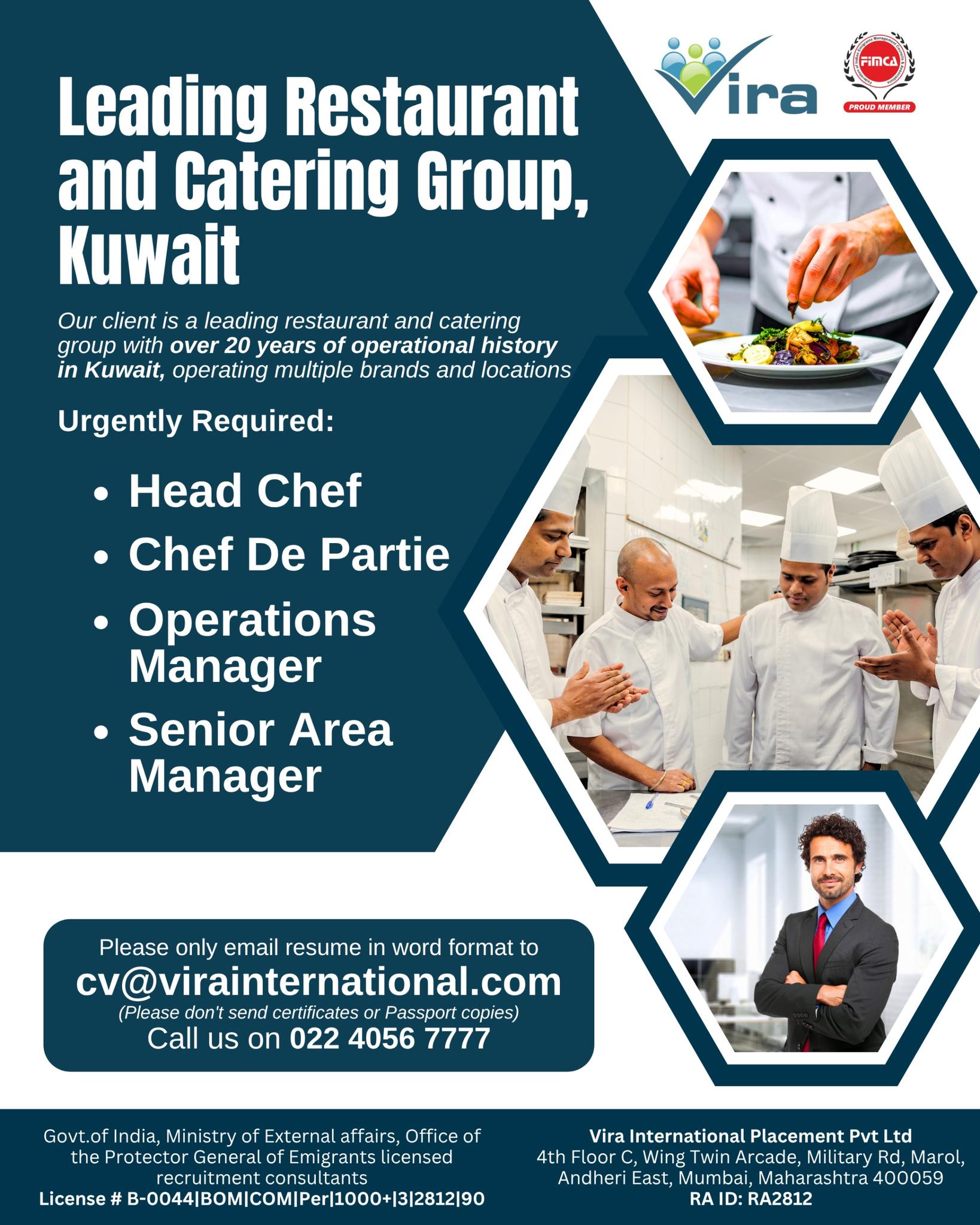Urgent Hiring for Kuwait