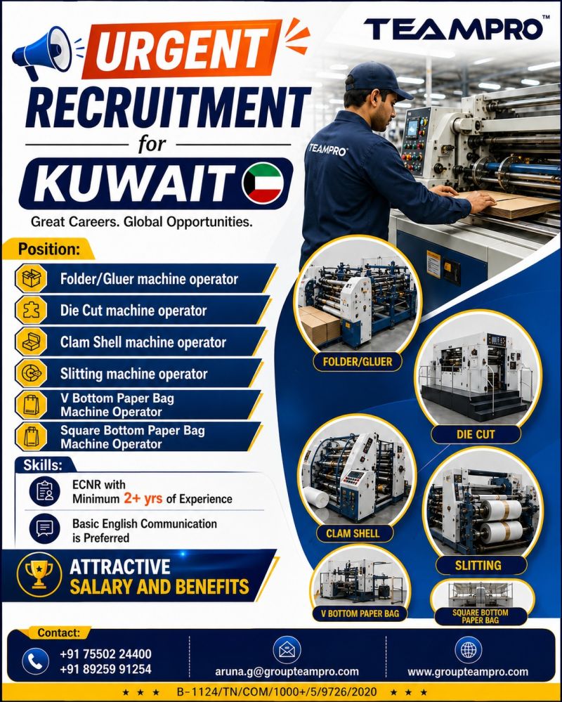 Urgent Hiring for Kuwait
