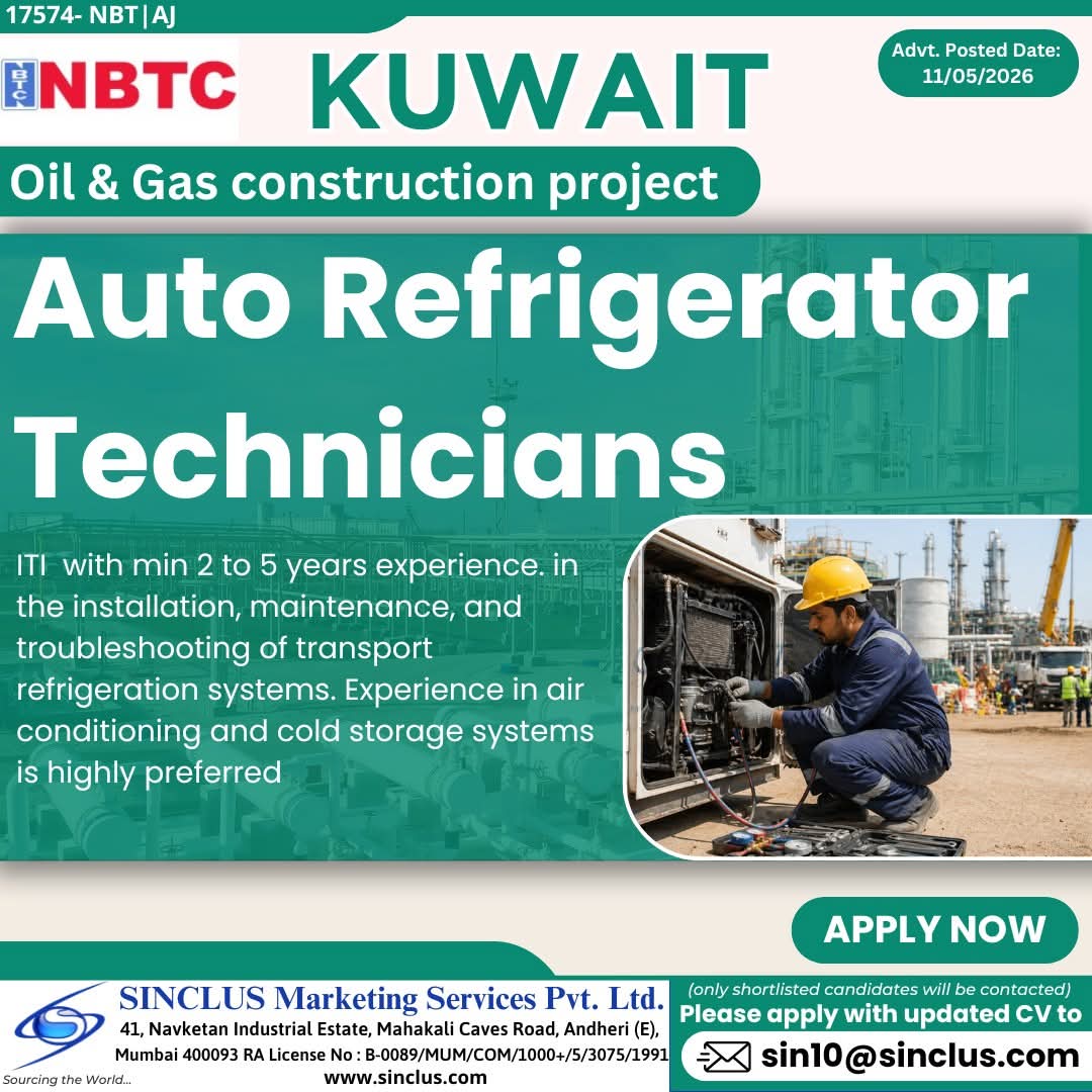 Urgent Hiring for Kuwait