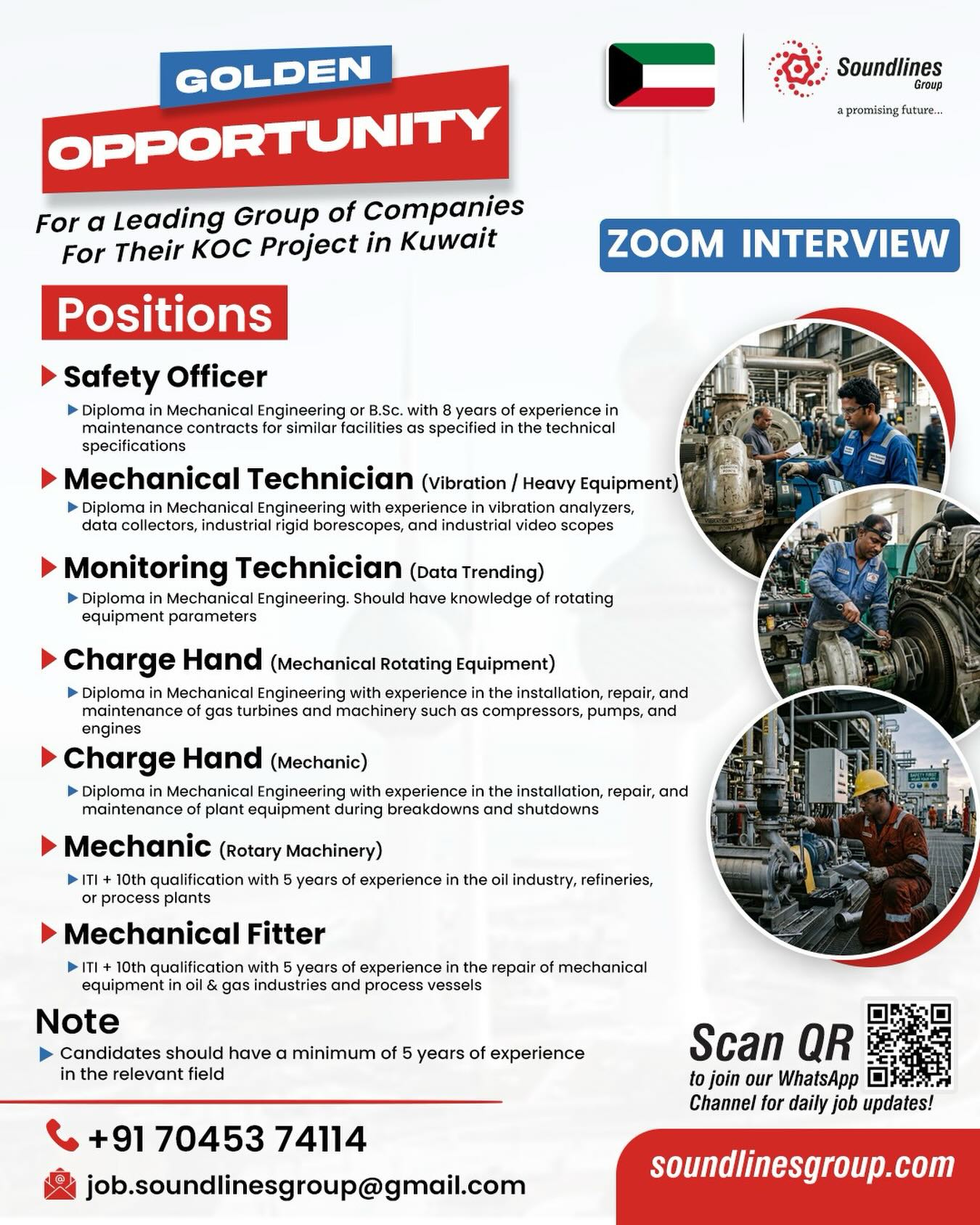 Urgent Hiring for Kuwait