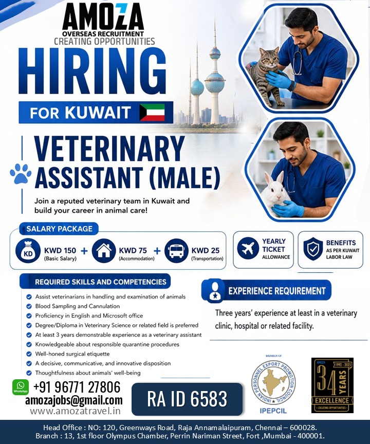 Urgent Hiring for Kuwait